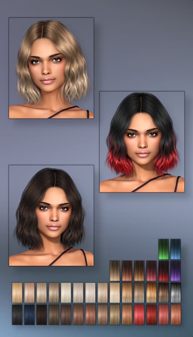 Галерея мода Прическа Frankie Hair #1